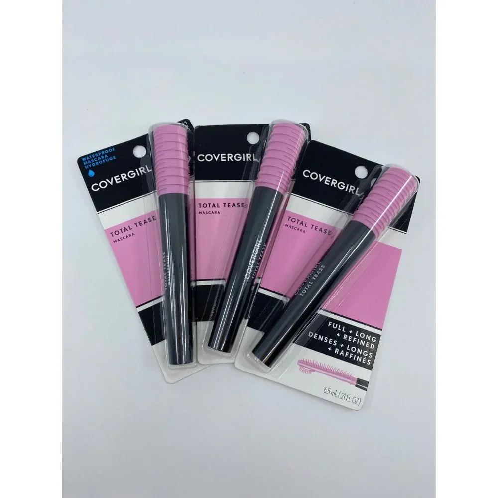 COVERGIRL Total Tease Very Black Mascara x 3